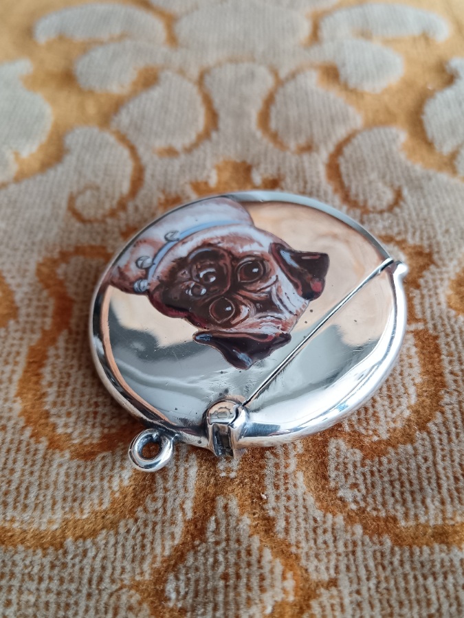 Edwardian Silver Pug Dog Vesta Case 1906 (7).jpg
